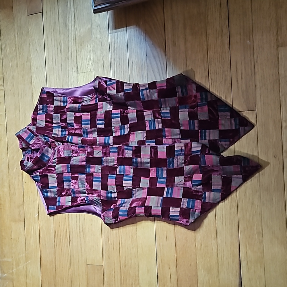 Jeff Gallano Paris Vintage Silk/Linen Vest - Picture 3 of 14